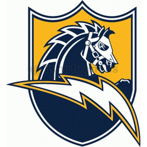 San Diego Chargers T-shirts Iron On Transfers N736